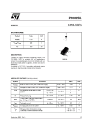 Datasheet P0102BL5AA4 manufacturer STMicroelectronics